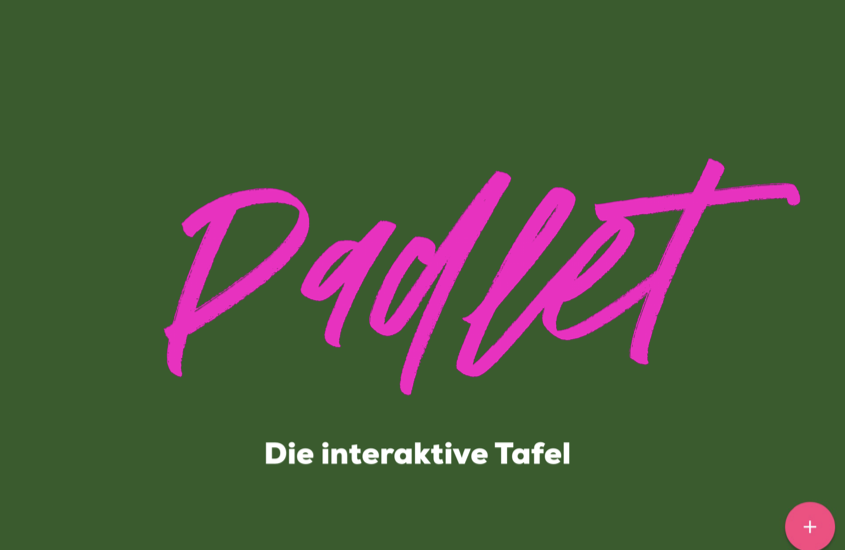 Padlet –                                        Die interaktive Tafel